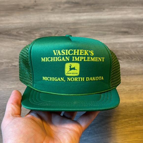 Vintage John Deere Snapback / Trucker Style / Mesh Rope / 80s / 90s - Picture 4 of 7